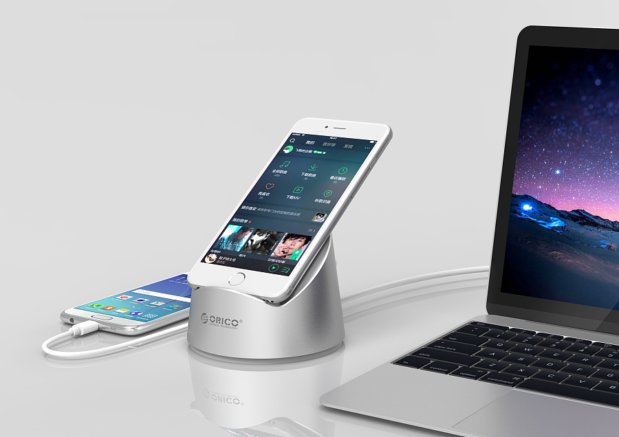 智能桌面充电支架 遇见Ly的原创设计杰作